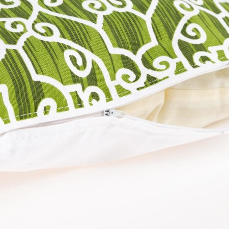 Decorative pillowcase 40x40 cm, Pattern Green, 100% cotton-3