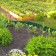 Fencing for the flowerbed, 110 × 24 cm, green, "wave", Greengo