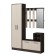 Enter hanger, 900 × 214 × 880 mm, wenge / dairy oak