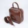 Women's bag over the shoulder Textura, small size, brown color