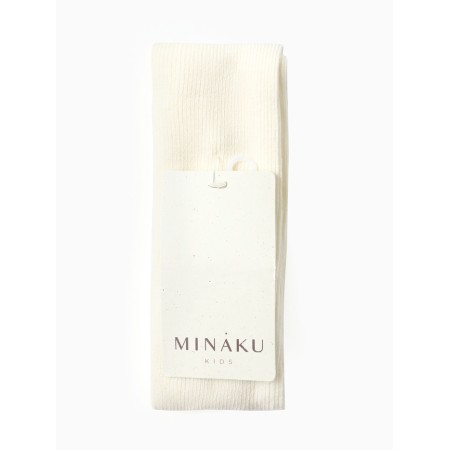 Children's tights with Minaku straps, central milk, height 74-80-3