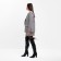 Women's skirt with a cut Mist p. 44, black/white