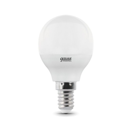 LED LED ELEMENTARY 10W ball 3000K TEP. Bel. E14 710lm Gauss 53110-1