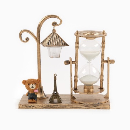 Sanding clock "Street flashlight", souvenir, with backlight, 15.5 x 6.5 x 15.5 cm-1