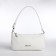 Female bag Textura, baguette, small size, white color