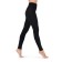 Women's Legins Minimi Pantacollant Piuma, size 6, color Nero