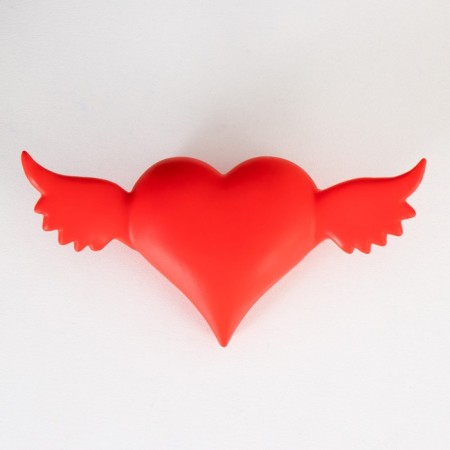 Night -hearted heart with wings LED red 7x14.3x3.8 cm Risalux-3