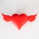 Night -hearted heart with wings LED red 7x14.3x3.8 cm Risalux
