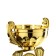 Cup 182b, award figure, gold, plastic stand, 24 × 12 × 8.5 cm.