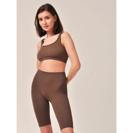 Women's bicycles in the Rubchik Short Leggings RIB, size 46-48, dark brown color