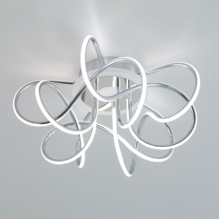 Ceiling CITILUX CULCH "JMINI SMART" CL229A151E 50x50x23 cm, 5x19W, LED, Gray color.-22
