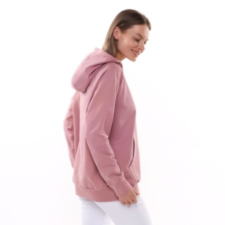 Feminine sweatshirt, dry rose, size 46-1