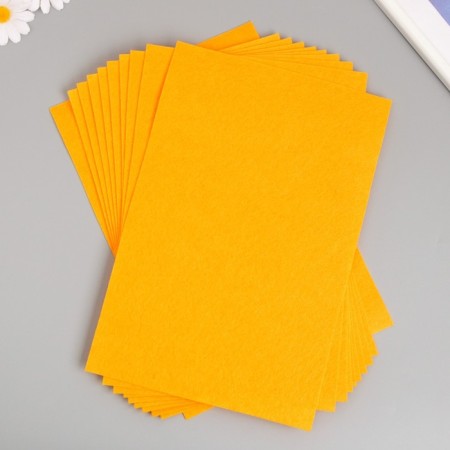 Hard felt 1 mm "orange-first-first" set of 10 sheets format A4-2