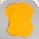 Hard felt 1 mm "orange-first-first" set of 10 sheets format A4