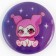 Reflective icon "Kuromi", d = 56 mm