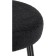 Barrier stool Plato Metal/Builder fabric, black/black 43x43x65 cm