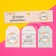 Floristic nameplate "itself", set of 6 pcs., 7 x 5 cm