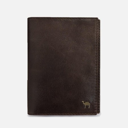 Cover for auto documents, passport department, brown color