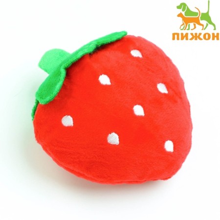 A toy for dogs "Berry-club", 13 cm, red