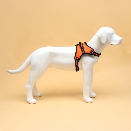 Shleka improved K7 soft reflective, size L, OG 64-86 cm, weight 18-27.5 kg, orange 38116-3