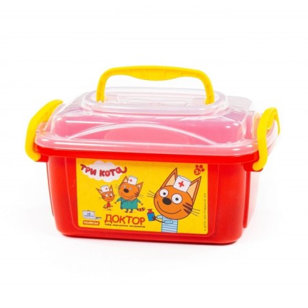 Game set "Three Cats: Doctor", in a container, mix-1