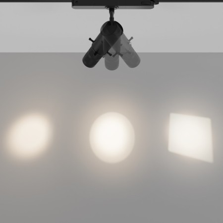 Technical TR108-3-10W4K-B, LED, 10 W, 158x44x212 mm, 340 lm, 4000K, 1304, black, black-3