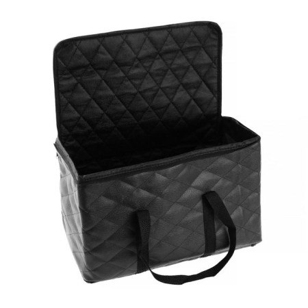 Car-ORGANIZER, ECOKOZHZHA, ROMBA, Black 35 x 21 x 24 cm-1