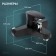 Bath mixer Zein Z3676, single-leaf, without shower set, ABS plastic, black