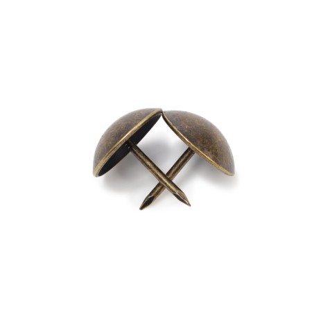 Tundra nails, decorative, 19x22 mm, bronze, 200 pcs-11