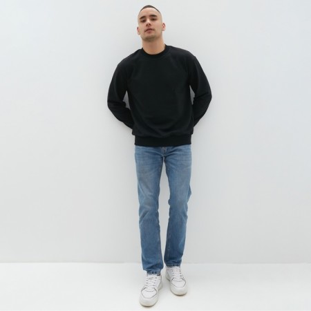 Jumper male minku: Basic Line Man, Black Color, Rr. 46-4