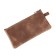 Key of zipper, length 14 cm, brown color