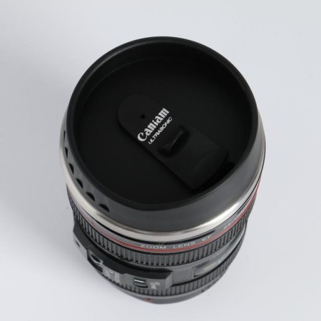 Thermal circle, 350 ml, copy "lens", 7.5 x 14 cm, black-3
