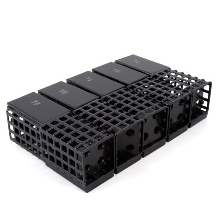 Feeding feeder yaman square 70 g, metal, removable plastic bottom, packaging 10 pcs.-1