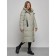 Coat insulated winter female, size 42, green color