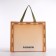 Bag without fastening, beige color