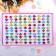 Children's ring "Choselka" geometry is bright, dimensionless, color mix, mix shape