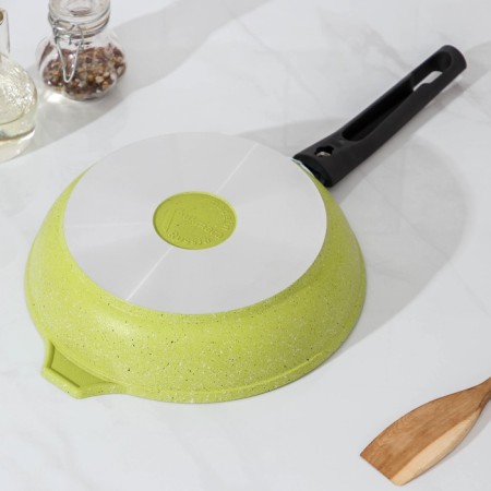 Trendy Style pan, d = 22 cm, removable handle, anti -stick coating, green color-2