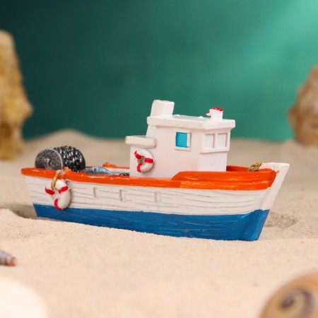 Souvenir ship "Fisherman" 10cm-4
