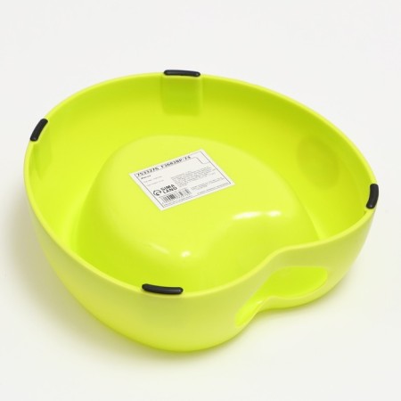 Heart bowl 20.5 x 19 x 6 cm, green-3