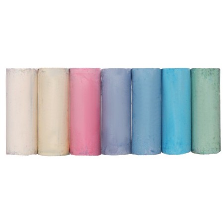 Core -colored crayons for asphalt 7 pieces "Fantasy", cylinder, calligrata top, thickened-9