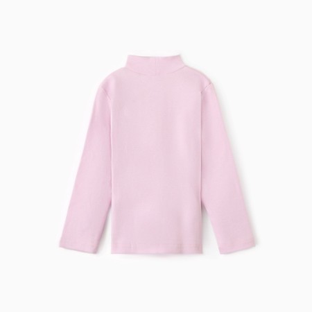 Turtleneck for girls, pink color, height 110 cm-3