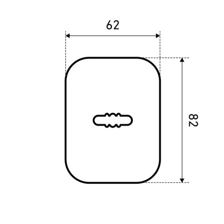Decorative lining Bulat VAT 04.08 Fort, for a levald mechanism, matte nickel-2