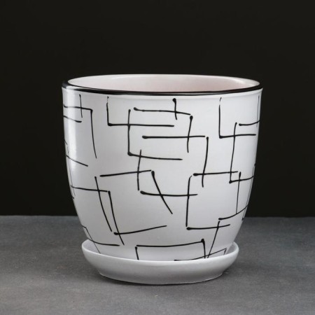 Pot floral illusion white 2.5 l-1