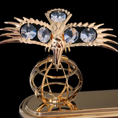 Pen on the stand "Eagle", 9 × 15 × 13.5 cm, with crystals-2