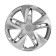 Wheel caps 14 "Super Astra", Silver, Carbon, set 2 pcs, AWCC-14-24