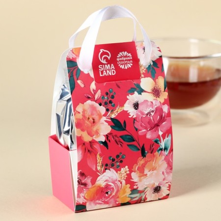 Black tea "only for you" in a box-package, taste: tropical, 50 g.-2