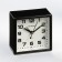 Alarm clock, 9.5 x 9.5 cm, discrete move, black