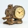Table hours "Fireplaces. Smart Eagle owl", discrete move, 14 x 6.5 x 11.5 cm