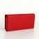 Women's wallet on magnets, red color