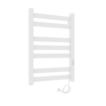 Towel Electric Laris Hephaestus Cheka, 500x800 mm, 7 crossbars, right, white-9